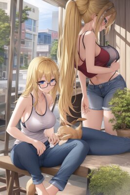 Sizzling Summer Lesbian Love Simulation